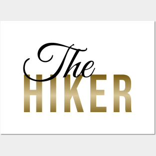 The HIKER | Minimal Text Aesthetic Streetwear Unisex Design for Fitness/Athletes/Hikers | Shirt, Hoodie, Coffee Mug, Mug, Apparel, Sticker, Gift, Pins, Totes, Magnets, Pillows Posters and Art